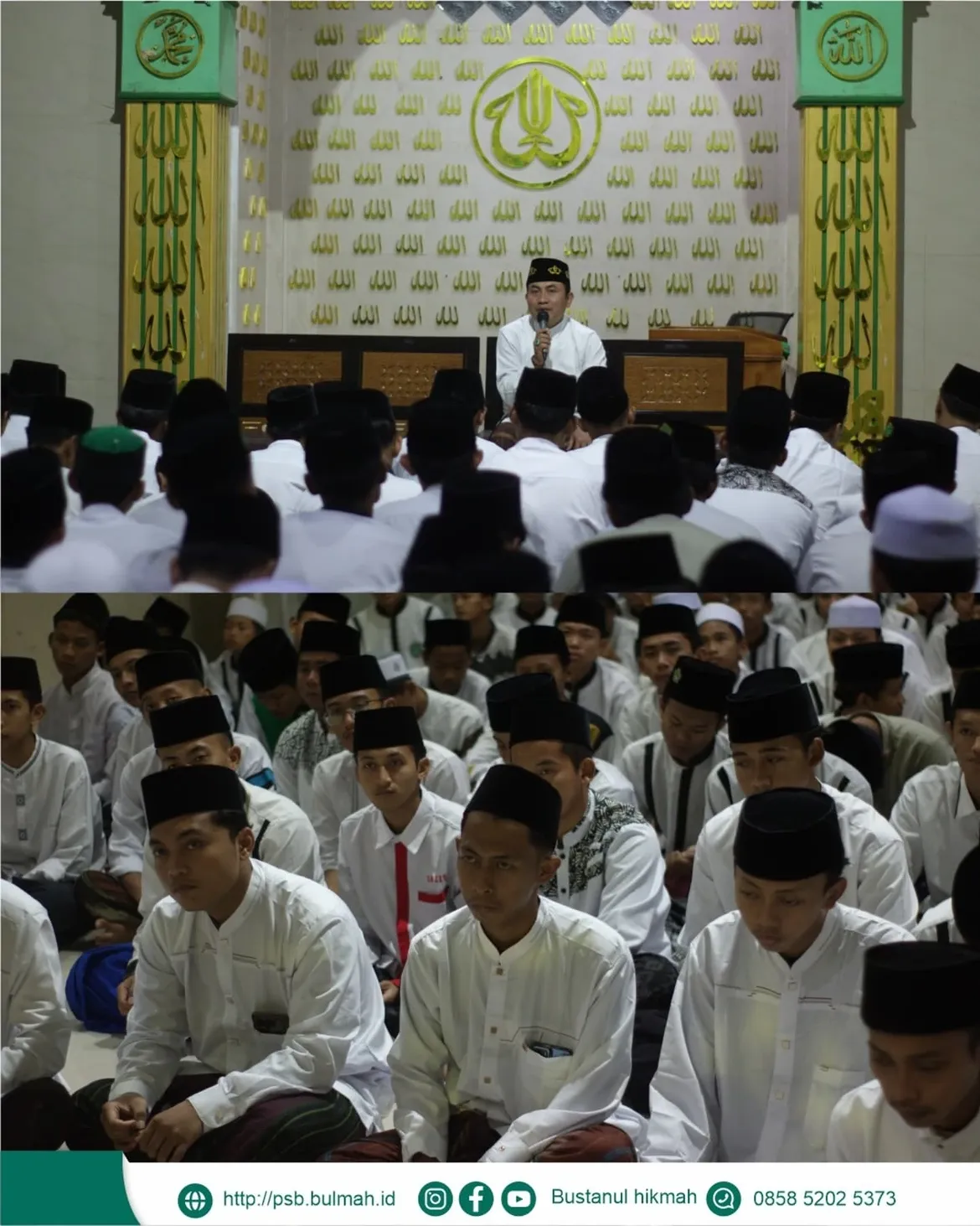 Dokumentasi kegiatan Sungkeman Keluarga pengasuh pondok pesantren Bustanul hikmah, sebelum Libu (1
